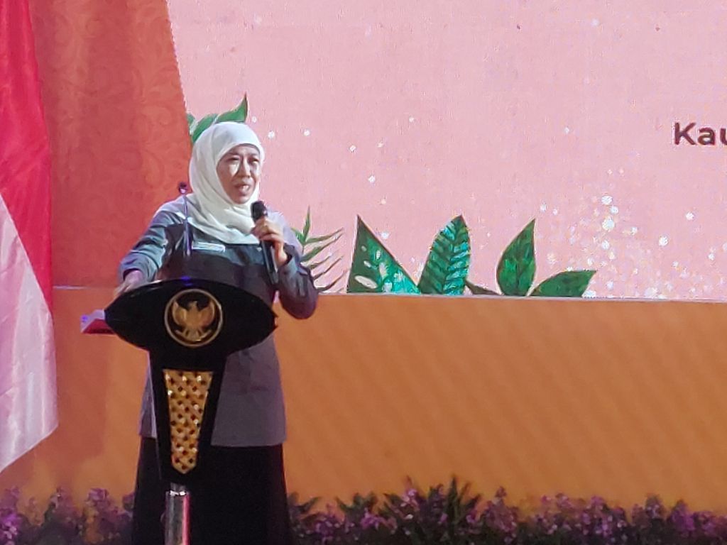 Namanya Disebut Jadi Cawapres Anies, Begini Reaksi Khofifah