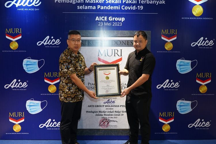 Perusahaan Es Krim di Indonesia Mendapat Rekor MURI: Bagikan 67 Juta Masker saat COVID-19