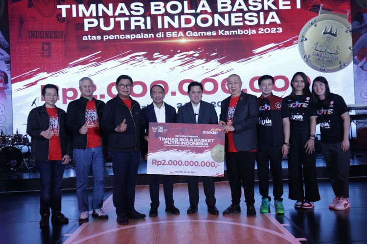 Cetak Sejarah di SEA Games 2023, Timnas Basket Putri Banjir Hadiah