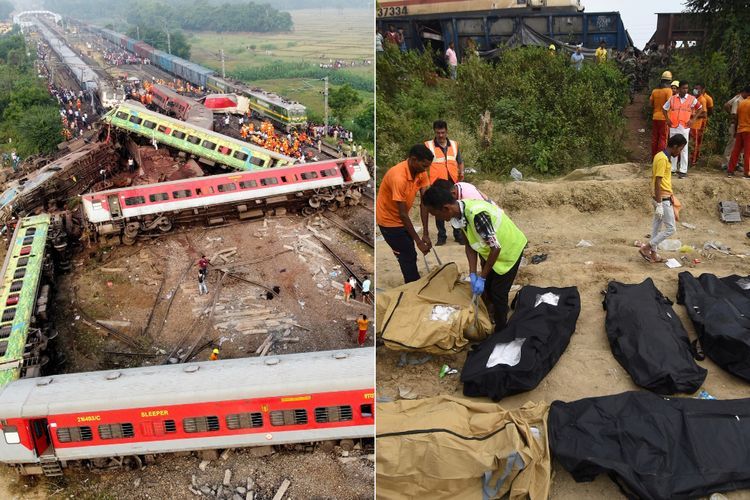 288 Orang Tewas dalam Tabrakan Kereta di India, Saksi: Aku Lihat Orang Sekarat!