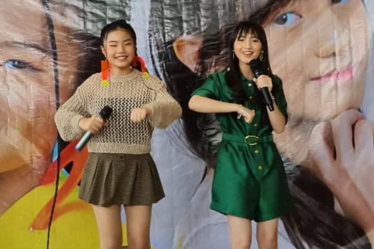 Duet Penyanyi Remaja Malaysia-Indonesia Alyssa dan Ry Hyori Lewat 