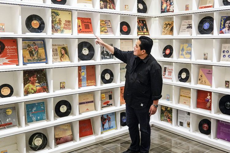Revitalisasi Lokananta, Erick Thohir Rawat Upaya Bung Karno Jaga Musik indonesia