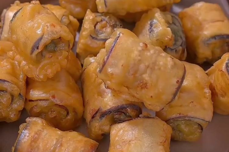 Resep Terong Daging Gulung Crispy, Cara Buatnya Gampang Banget!