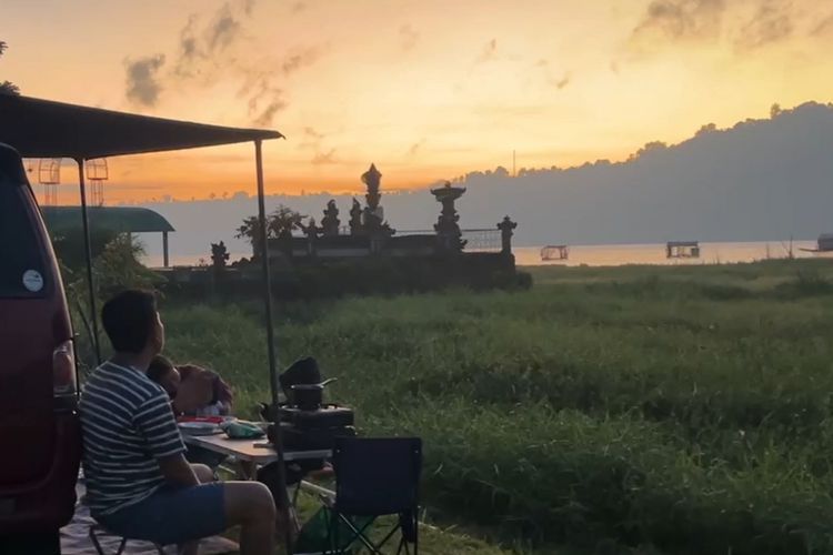  Serunya Camping di Pinggir Danau Buyan, Santai Sejenak Menikmati Alam Bali 
