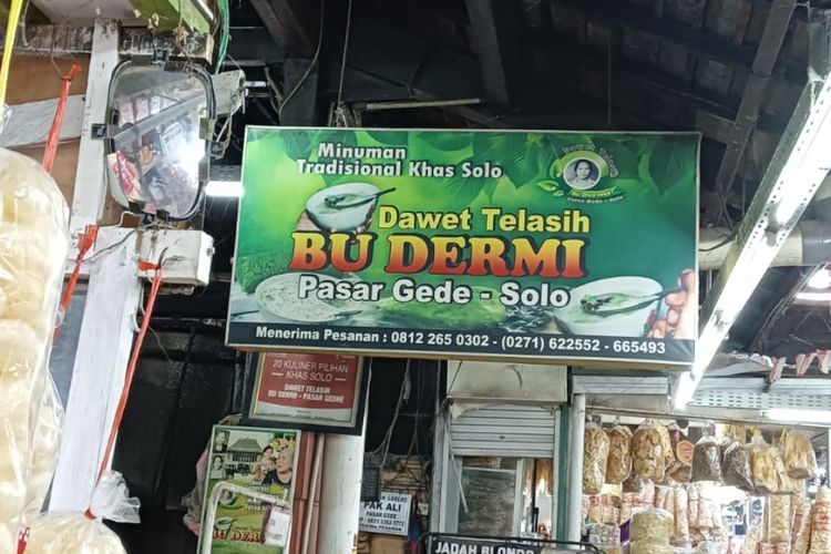 Es Dawet Telasih Bu Dermi Kuliner, Legendaris Pasar Gede Solo Cocok Jadi Pelepas Dahaga