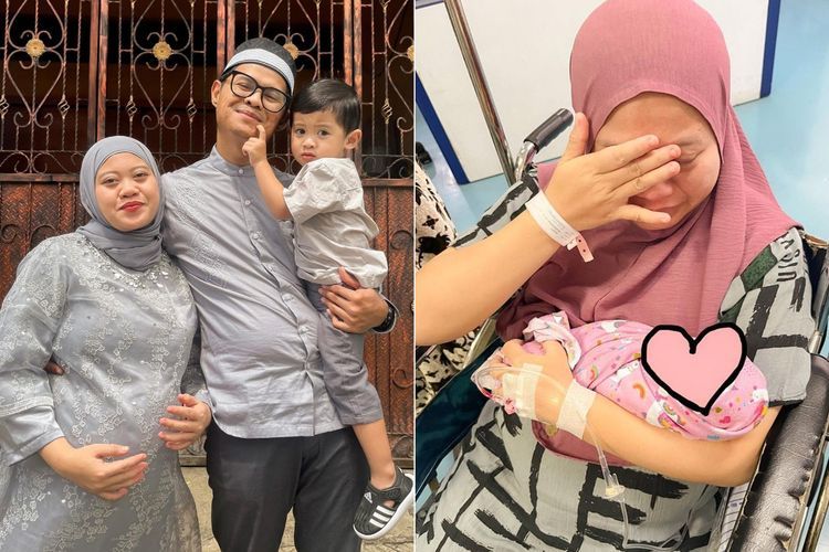Komika Musdalifah Berduka, Lahirkan Bayi Kembar Cowok tapi Satu Meninggal Dunia