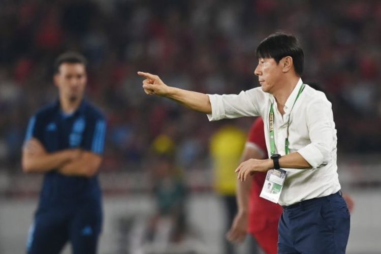 Meski Kalah, Shin Tae-yong Kagum dengan Mental Bertanding Timnas Indonesia vs Argentina