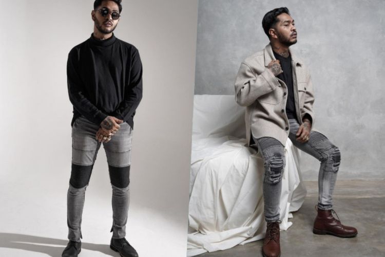 Tren Skinny Jeans Belum Turun: Onad Pakai Biker Jeans dari Uprise, Desainnya Anti Pasaran
