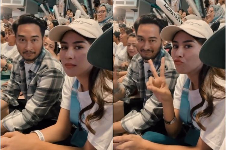 Dituding Selingkuh, Syahnaz Ditemani Jeje Datang Beri Dukungan ke Raffi di Lagi-lagi Tenis