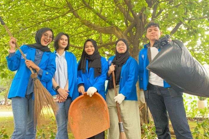 Mahasiswa UBSI Adakan Proyek Pendidikan Kewarganegaraan Bertema Cinta Tanah Air di Taman Heulang Kota Bogor