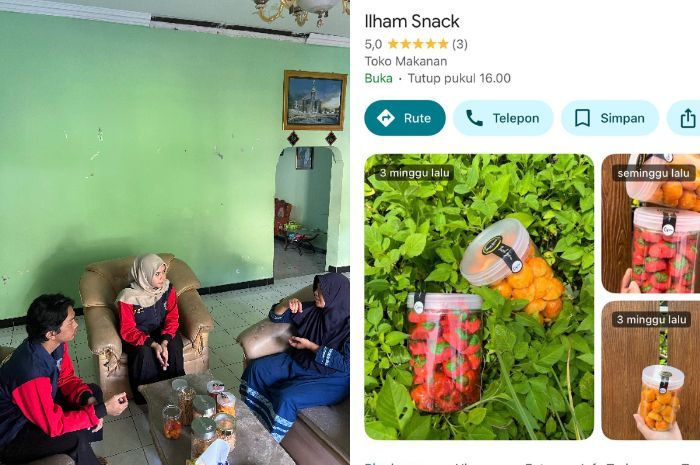 Mahasiswa KKN UPGRIS Bantu Pelaku Usaha Desa Gebugan dengan Pembuatan Google My Business (GMB)