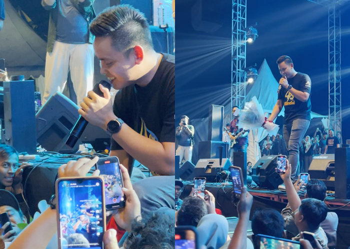 Bupati Kendal Nyanyi Sambil Ngasih Bunga ke Istri, Penonton: So Sweet Banget Baper Parah! 