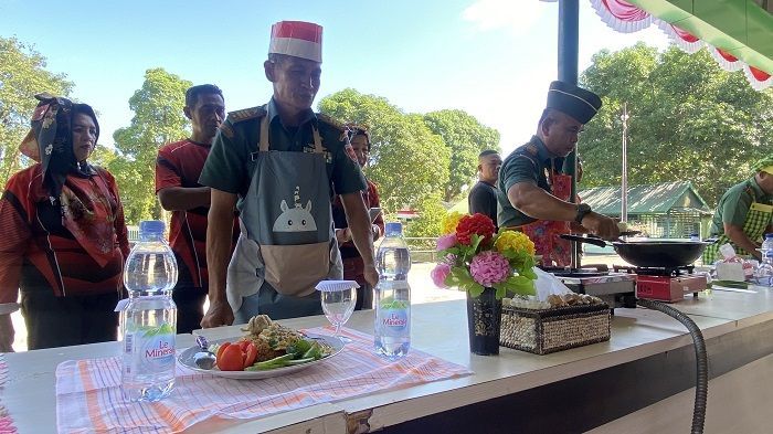 Meriahkan HUT RI ke-78, Makodim 1405 Parepare Gelar Lomba Masak Nasi Goreng