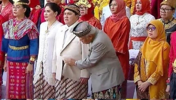 Bajunya Diperiksa saat Upacara, Erick Thohir: Kalau Pak Bas Diam, Berarti Ada yang Salah
