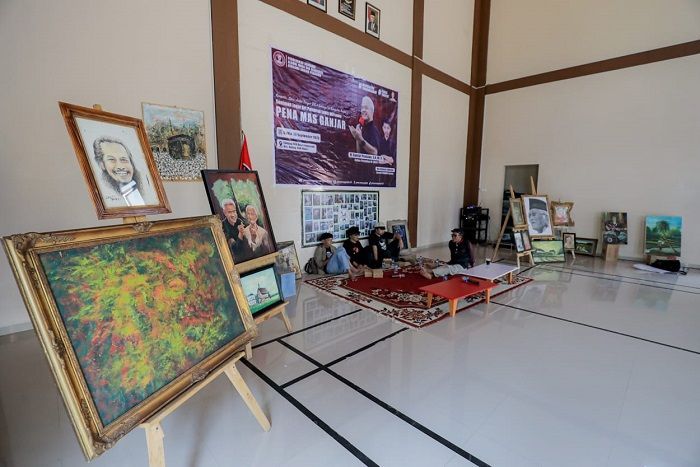 Pameran Lukis Pena Mas Ganjar Diapresiasi Komunitas Seni Se-Kabupaten Kudus
