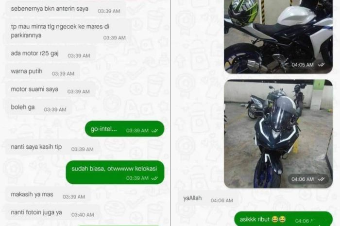 Wanita Ini Pesan Ojol untuk Jadi Mata-mata Suami Selingkuh, Netizen: Go Intel!