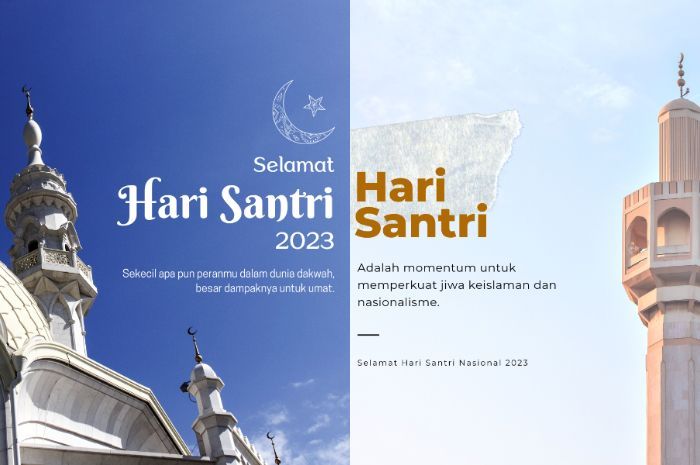 10 Contoh Gambar Poster Hari Santri Nasional 2023, Ada Kartun!