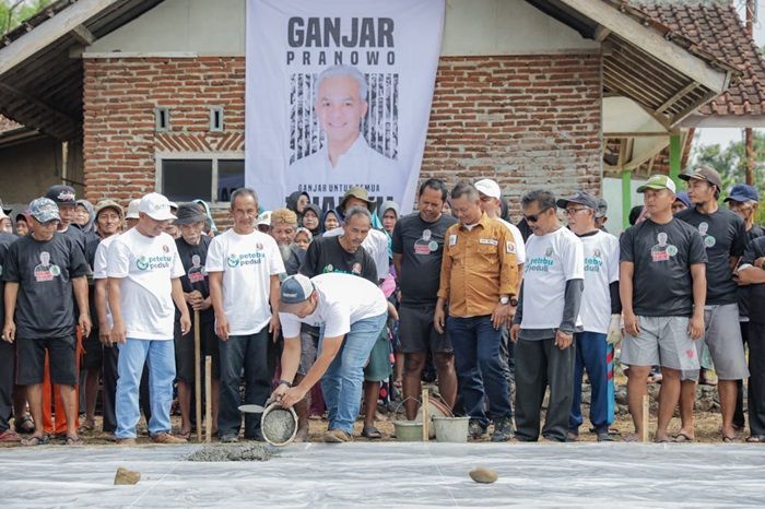 Petebu Ganjar Bikin Lapangan Serbaguna hingga Perbaiki Jalan, Disambut Positif Warga Ciamis