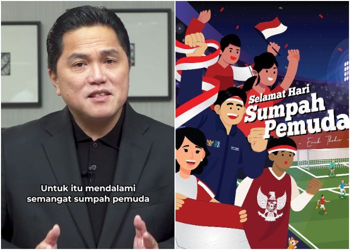 Peringati Hari Sumpah Pemuda, Erick Thohir Ajak Anak Muda 'Maju Tak Mager!' Demi Indonesia Lebih Baik