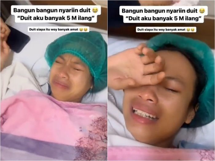 Bangun dari Bius, Wanita ini Nangis Ngaku Kehilangan Uang 5 Miliar: Capek Nyari Duit