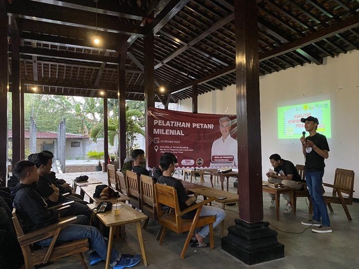 Ganjar Milenial Ajak Pemuda Malang Lebih Giat dalam Bertani