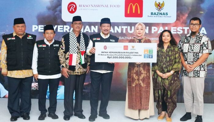 Usai Heboh Seruan Boikot, McDonald's Indonesia Sumbang Rp1,5 M untuk Palestina Melalui Baznas
