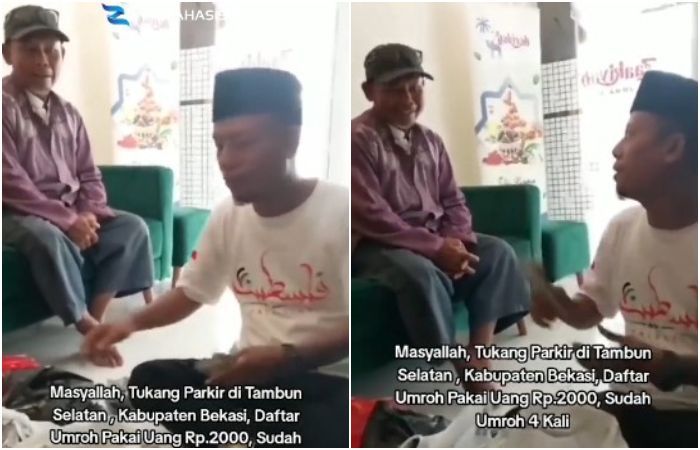 Kisah Inspiratif Juru Parkir Daftar Umrah Keempat Kalinya Pakai Uang Rp2000, Duit Numpuk di Plastik Kresek