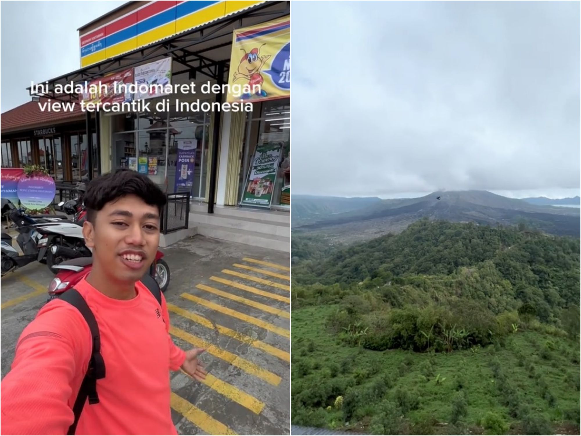 Viral Minimarket dengan View Terindah di Indonesia, Dipenuhi Pegunungan Hijau