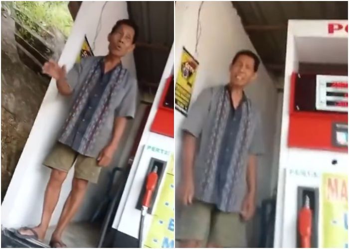 Viral Bapak Pedagang Bensin Bentak Pembeli, Diduga Kesal karena Istrinya Dipanggil Tante
