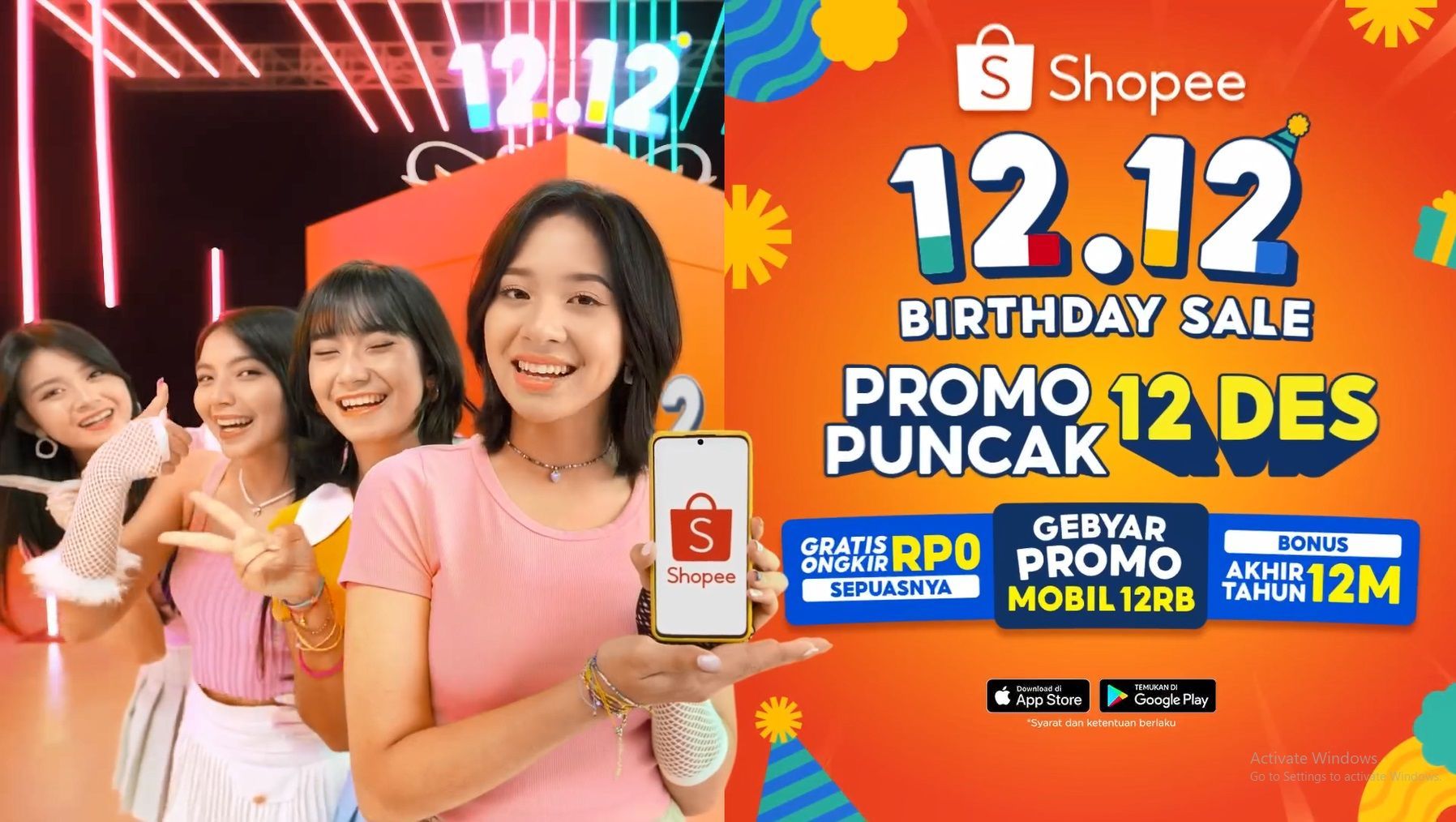 Puncak Shopee 12.12 Birthday Sale Hadirkan Flash Sale Mobil hingga TV Show Bertabur Bintang!
