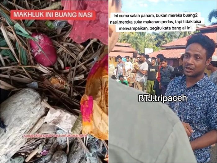 Klarifikasi Pengungsi Rohingya soal Video Buang Makanan: Belum Terbiasa Makanan Pedas