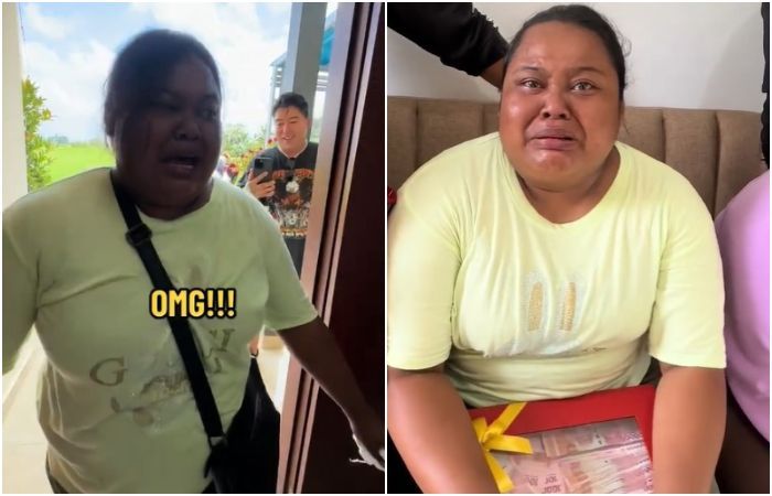 Pedagang Donat Ini Lompat Kegirangan dapat Rumah Baru dari Bule Ganteng, Pernah Beri Donat Gratis!