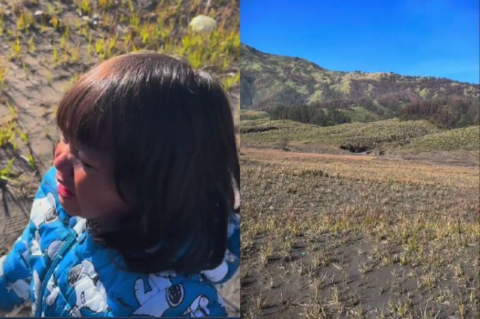 Viral, Momen Lucu Anak Nangis Kecewa karena Tak Temukan Teletubbies di Bukit Teletubbies Bromo