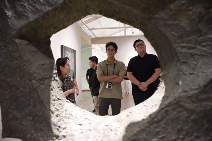 Dukung Kemajuan dan Pengembangan Karya Seni di Indonesia, Alam Ganjar Datang Bersama Mahasiswa
