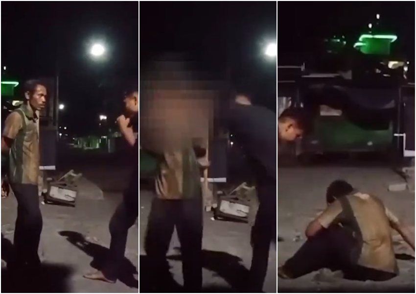 Netizen Geram dengan Pemuda yang Tonjok ODGJ Sampai Terjatuh: Jahat Banget!