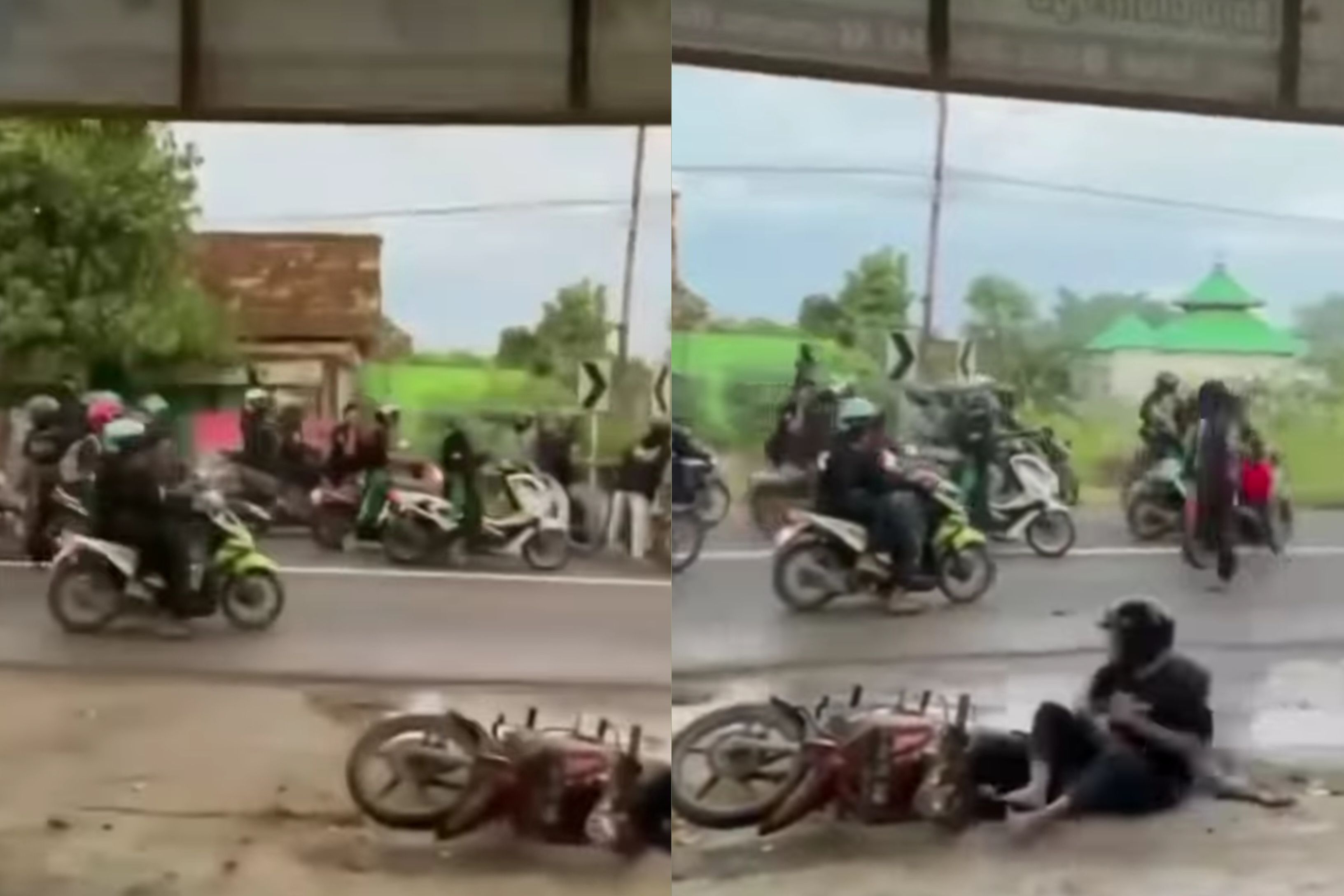Dikira Menghalangi Jalan Saat Iring-iringan, Oknum Perguruan Silat di Tuban Keroyok Pengendara