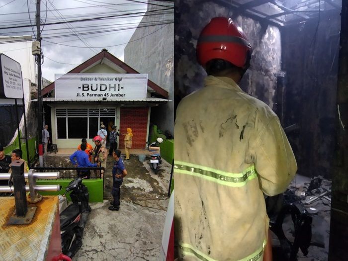 Klinik Dokter Gigi Kebakaran, Petugas Damkar Datang Malah Diprotes Warga dan Korban