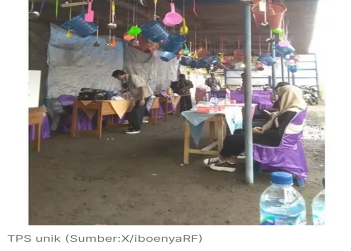 Deretan Dekorasi TPS Pemilu 2024 Unik dan Kreatif, dari yang Romantis sampai Bikin Ngakak