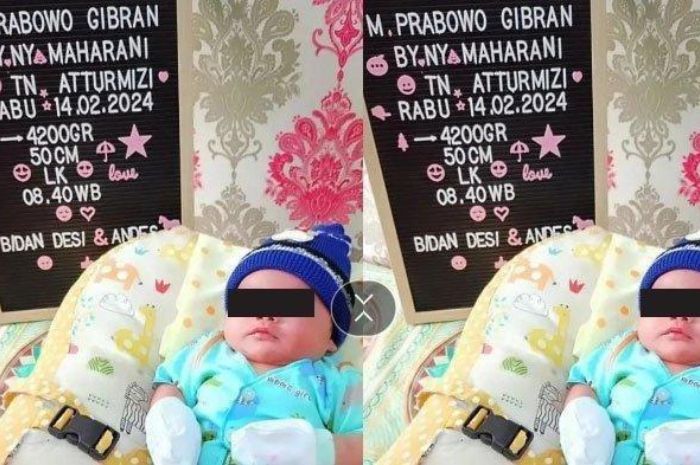 Viral! Bayi Lahir Saat Hari Pemilu 2024 Diberi Nama Unik, 'M. Prabowo Gibran'