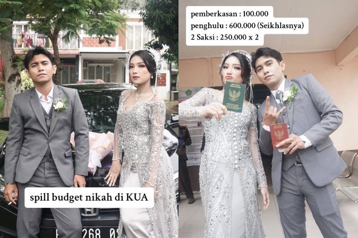 Bukti Nikah Itu Gak Harus Mahal, Pasangan Ini Spill Nikah versi Low Budget di KUA