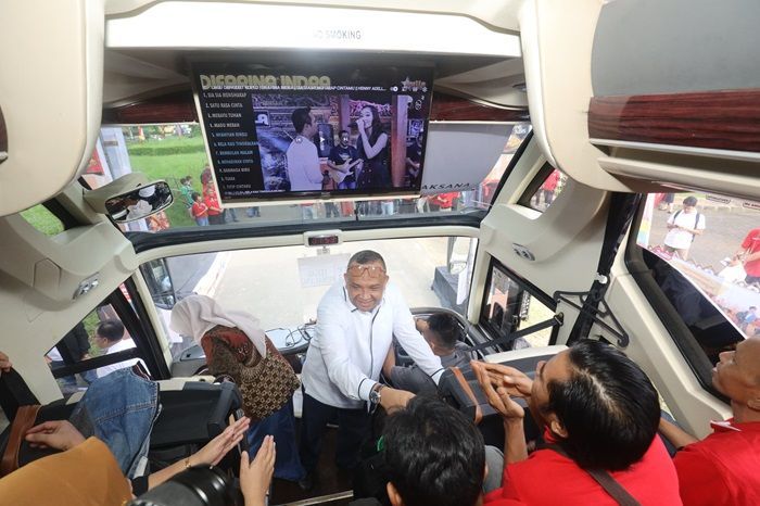 Wamenaker Lepas Mudik Gratis 767 Mitra Usaha Warmindo