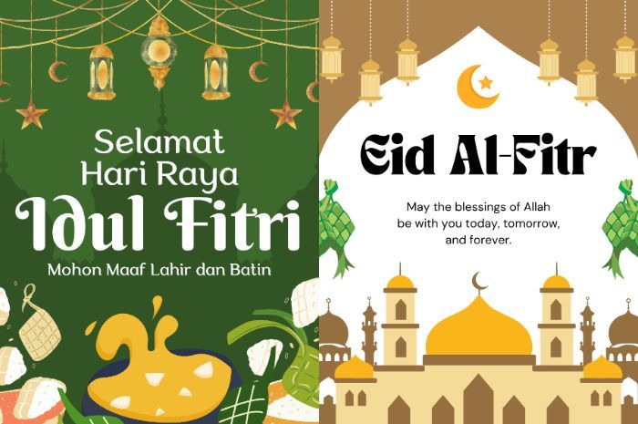 13 Contoh Gambar Poster Hari Raya Idul Fitri 2024, Terbaru!