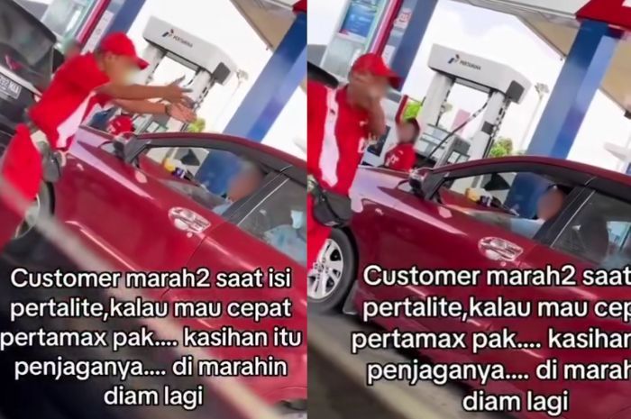 Tak Mau Antre saat Mau Isi Pertalite, Pengemudi Mobil Malah Marah ke Petugas SPBU