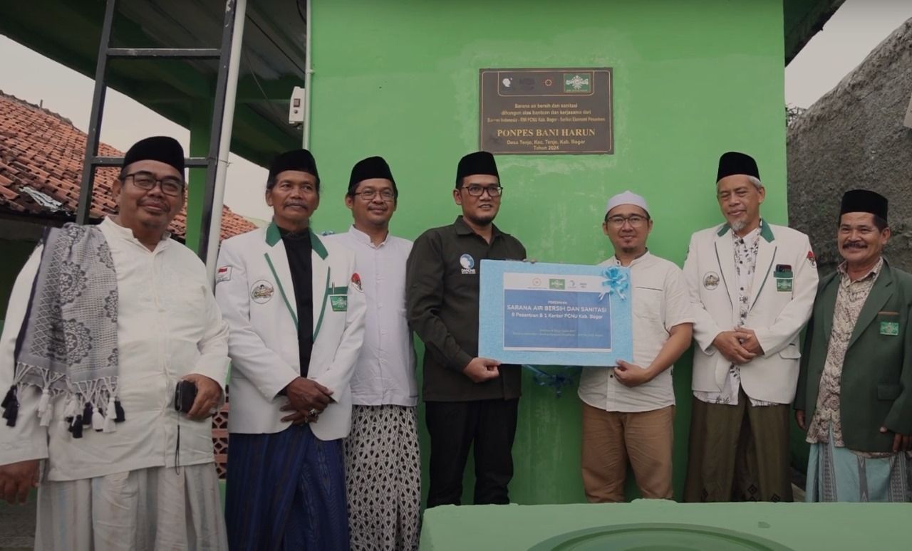 Indahnya Sedekah, 10 Pesantren NU di Jawa Barat dapat Hibah Sumur Bor dan Sanitasi untuk Bersuci
