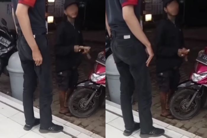 Viral! Tukang Parkir Liar Minimarket di Karawang Tagih Tarif Rp 15 Ribu Sebagai THR
