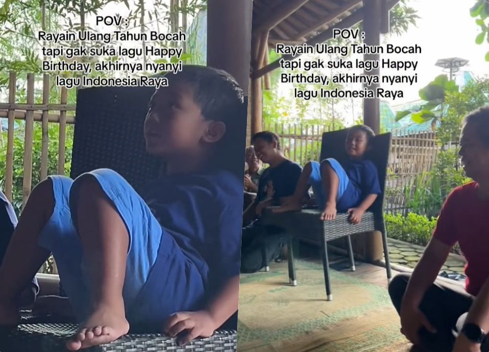 Bocah Ini Gak Suka Dinyanyiin Lagu Selamat Ulang Tahun, Akhirnya Diganti 
