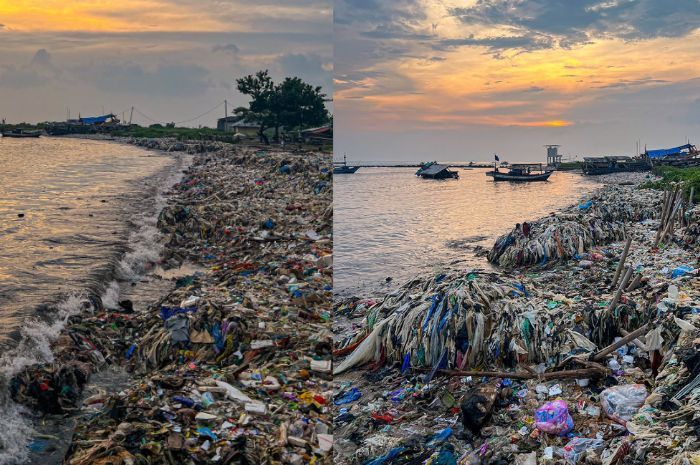Dulu Viral karena Dibersihkan Pandawara Group dan Masyarakat, Kini Pantai Teluk Labuan di Pandeglang Kotor Lagi