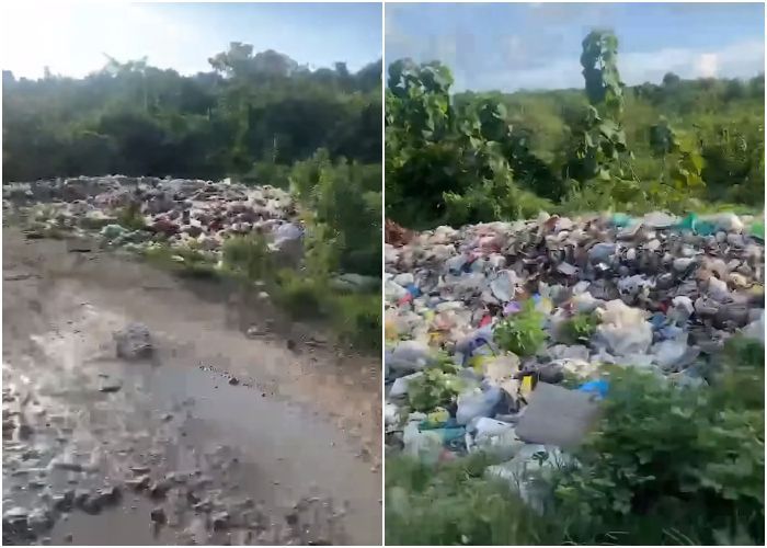 Miris! Tumpukan Sampah Hiasi Ruas Jalanan Desa di Pulau Kangean Sumenep