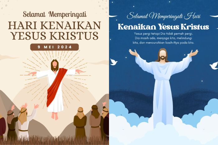 11 Gambar Poster Hari Kenaikan Yesus Kristus 2024, Gratis!
