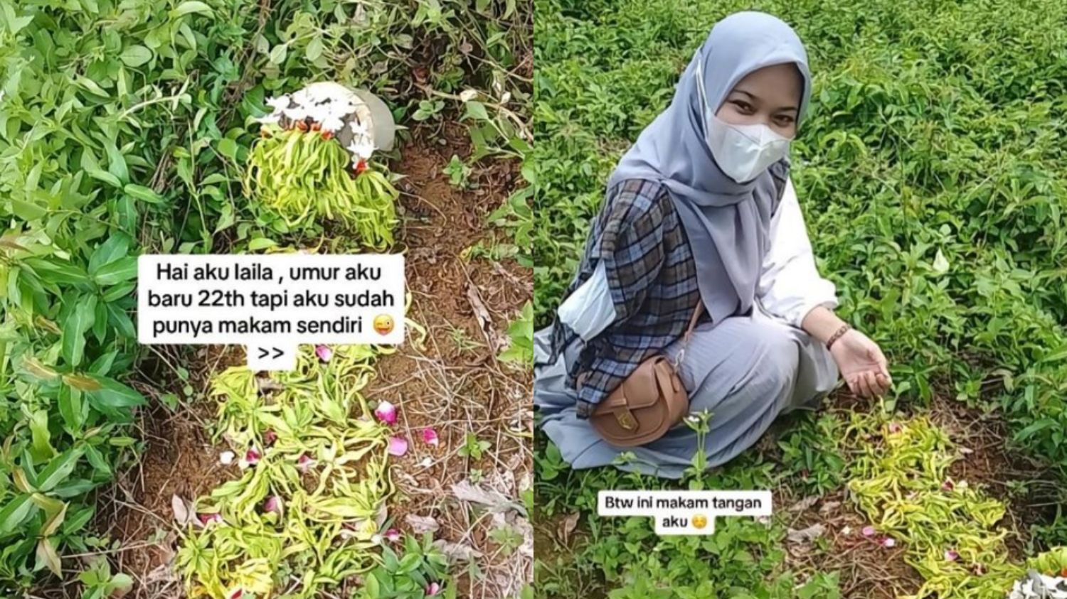 Momen Sedih Seorang Wanita 22 Tahun Memiliki Makam Sendiri untuk Tangannya yang Hilang